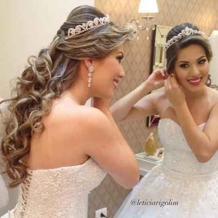 penteado semipreso