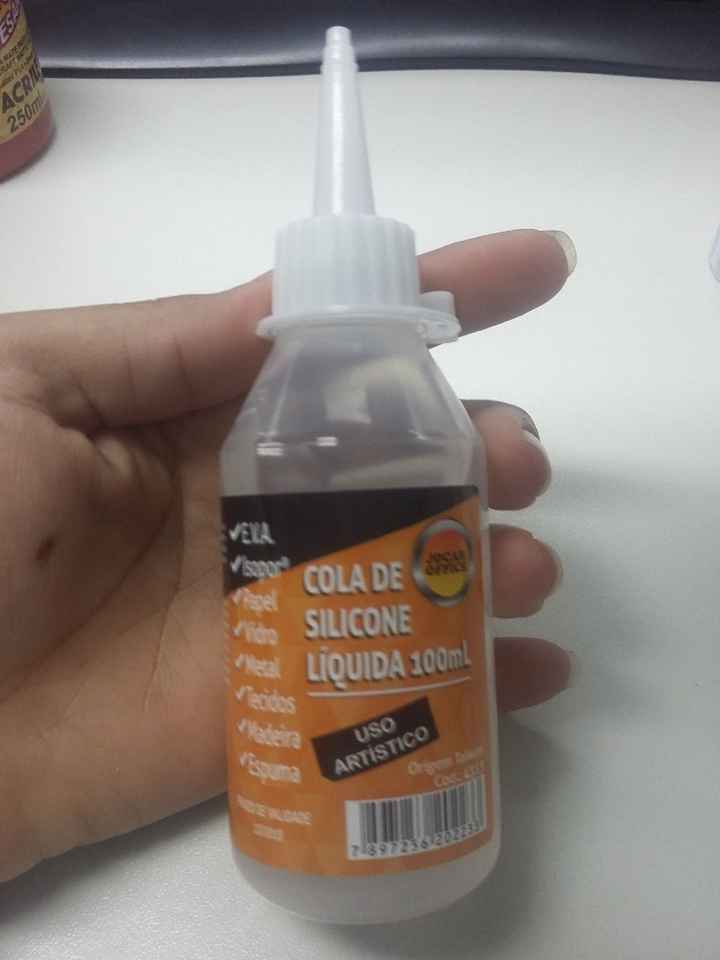 cola de silicone