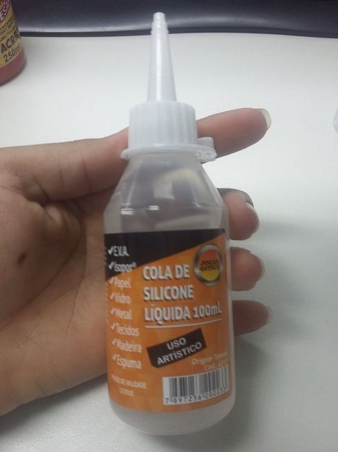 cola de silicone