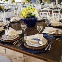 casamento azul e amarelo