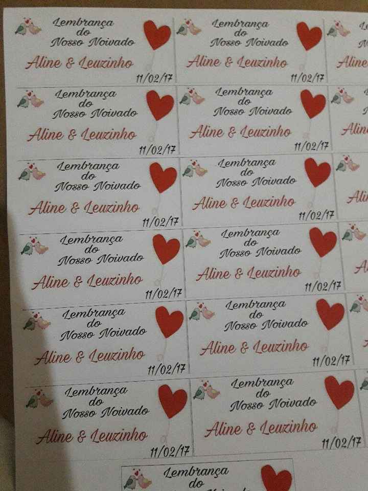 Etiqueta para lembrancinhas - 1