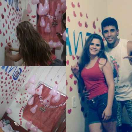 Comemorando 1 ano de namoro - 1