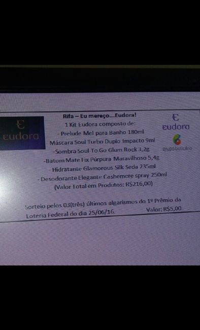 Rifa eudora..que tal? - 2