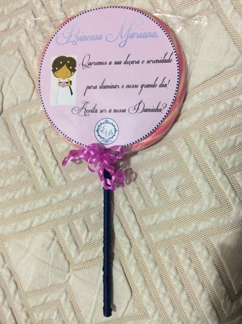 Meus convites damas e pajens diy #vemver - 3