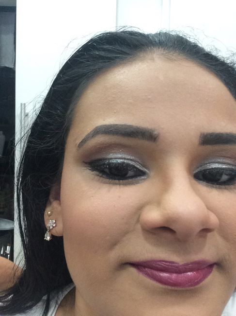 Meu teste de make e penteado  #vemver - 8