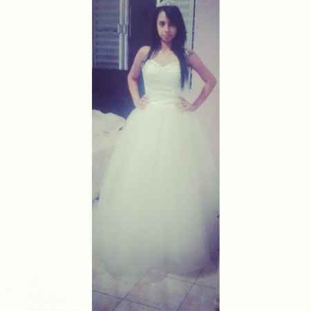Meu vestido chegoooou !!  - 1