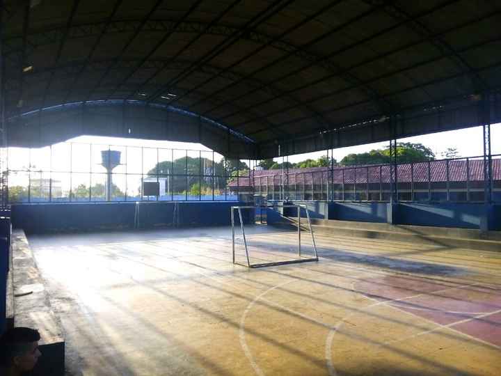 Local da recepção: quadra de uma escola. como decorar? - 1