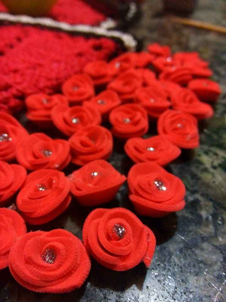 Botão de rosa em eva, onde compro??? - 1