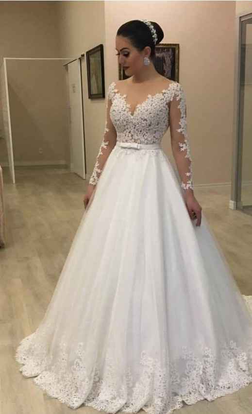 Aí você olha vestidos e está lutando contra a balança - 1