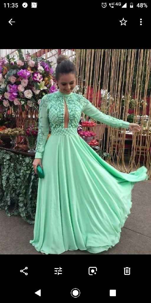 Inspiração para cor e vestido de madrinha - 1