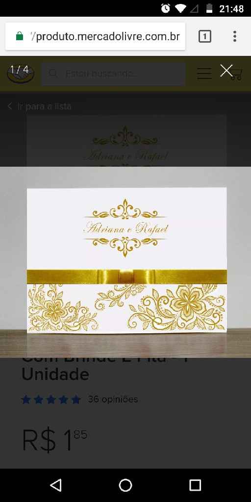 Convite de casamento - 3