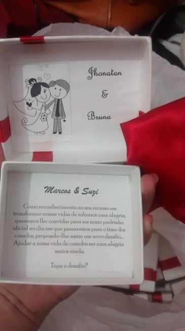 Finalizados: Convite de padrinhos e pajens - 2
