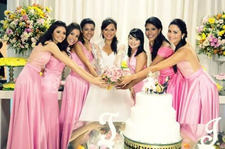 A cor dos vestidos das madrinhas.. ? - 1
