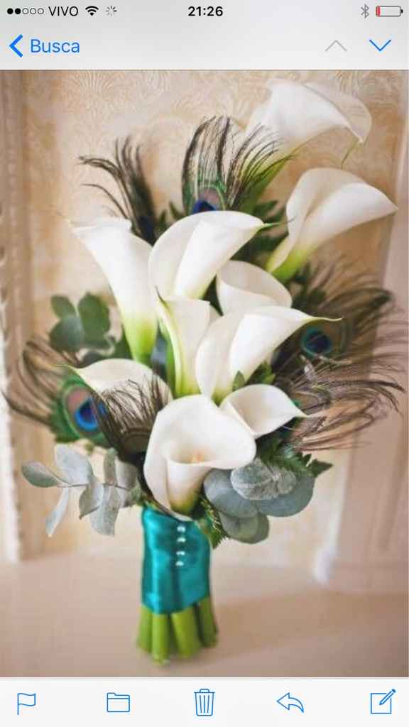 Decor flores com penas artificiais, gostam? - 5