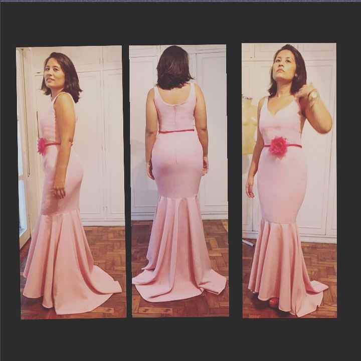 Primeiro vestido da madrinha, quase pronto! - 1