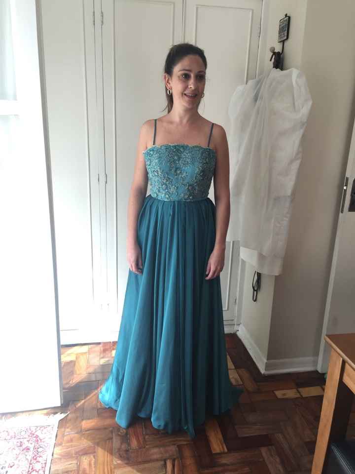 Segundo vestido da madrinha! quase pronto! - 1