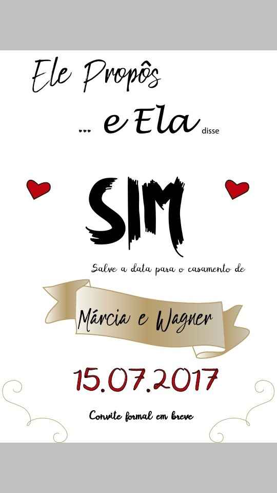 Meu save the date diy - 1
