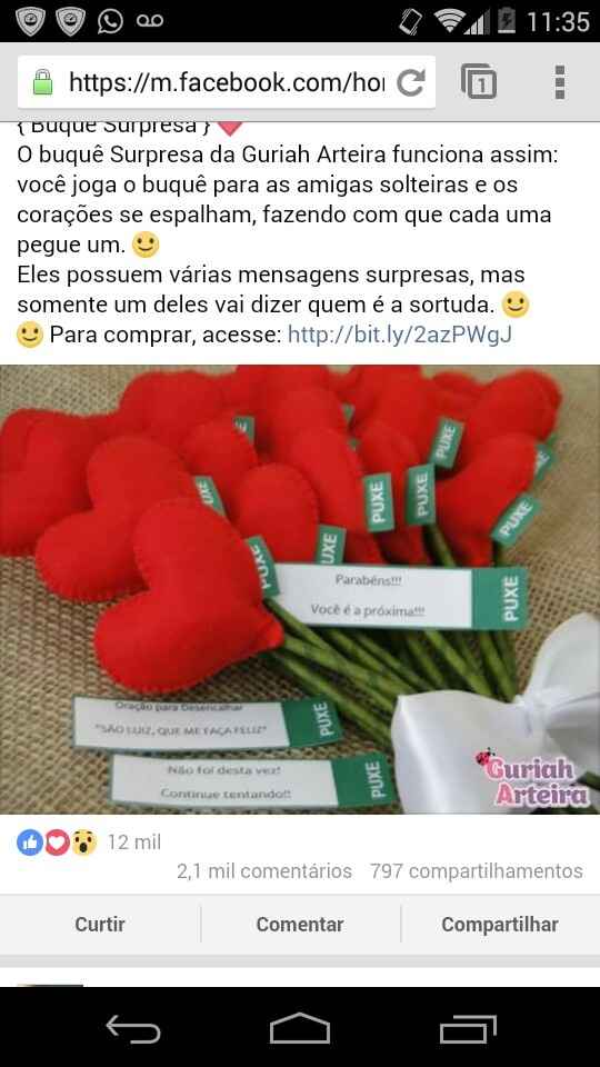 O que acham desse buquê para jogar... - 1