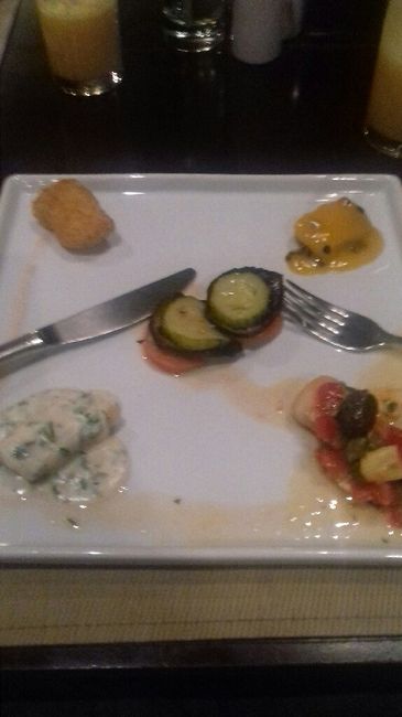 Minha degustação do jantar  (: - 3