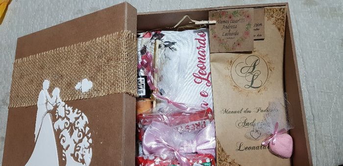 Caixa dos padrinhos, damas e pagens - 4