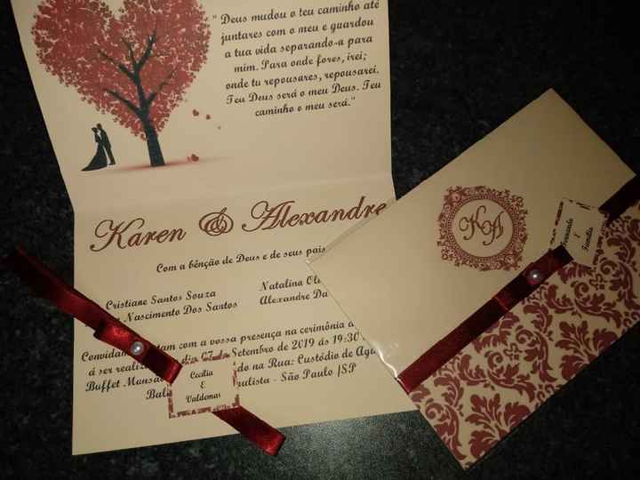 Meus convites chegaram 😍😍 - 2