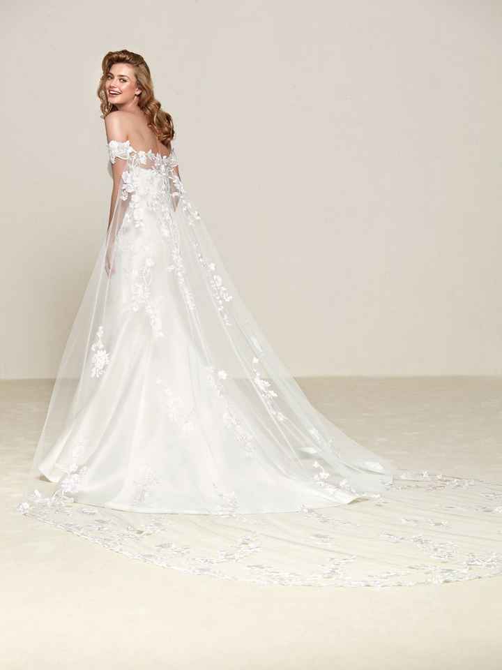 Vestido Drileas - Costas (não, não é um véu e é removível)