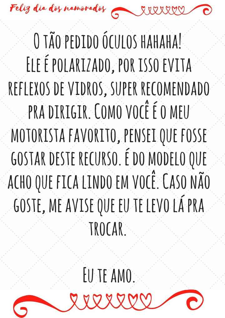 Para dar com o óculos