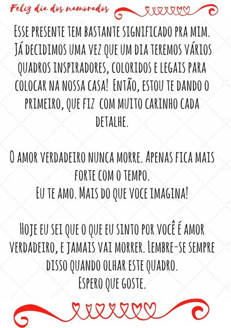 Para dar com o quadro
