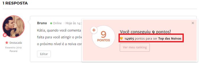Sistema de pontuação