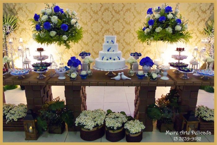 Decoração Azul Royal