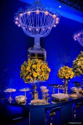 Decoração mesa de bolo