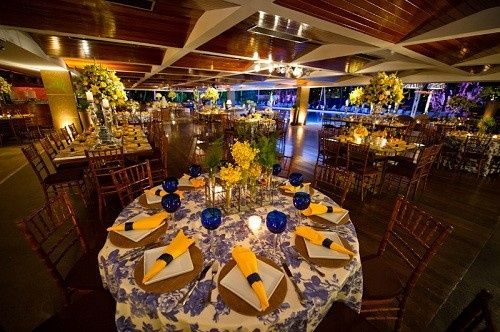 Decoração mesa convidados
