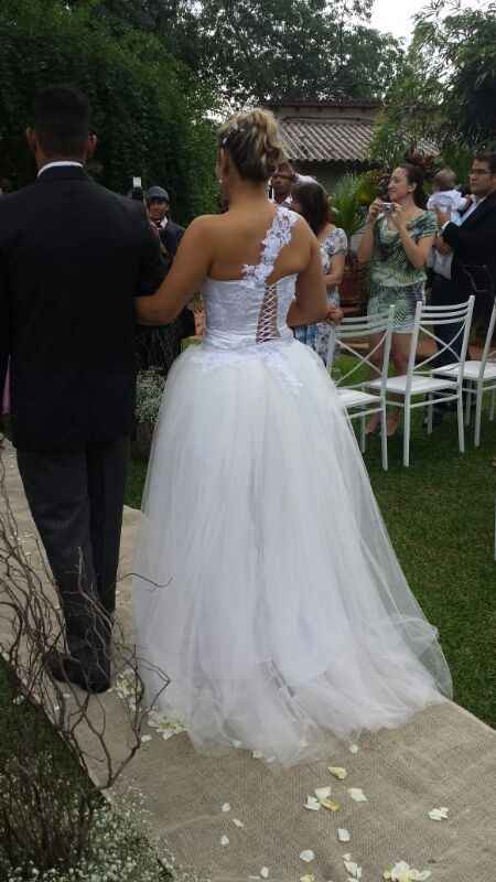 O vestido do meu gande dia... Adorei