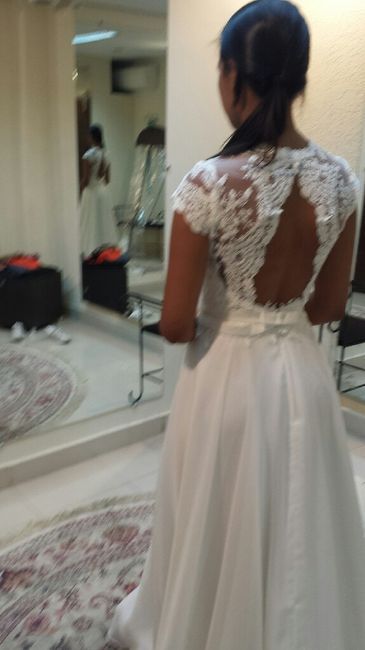Vestido off white - 1