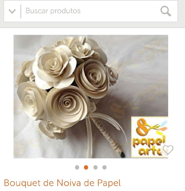 Bouquet de verdade ou de papel - 2