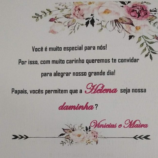 Convites para Padrinhos, vem ver!! 4