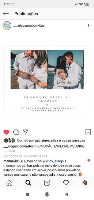 Pré wedding - Me ajuda a ganhar esse presente? - 1