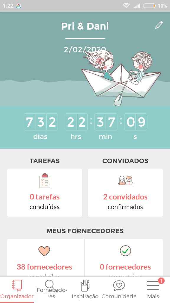 Quantos dias marca seu contador? - 1
