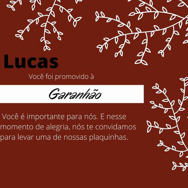 Agradecimento - 1
