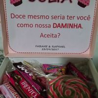 Caixa/Convite daminhas