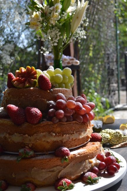 Naked cake lindo e delicioso