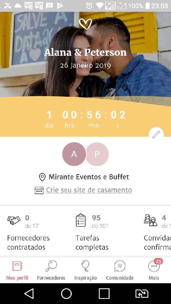 Falta 1 dia - 1
