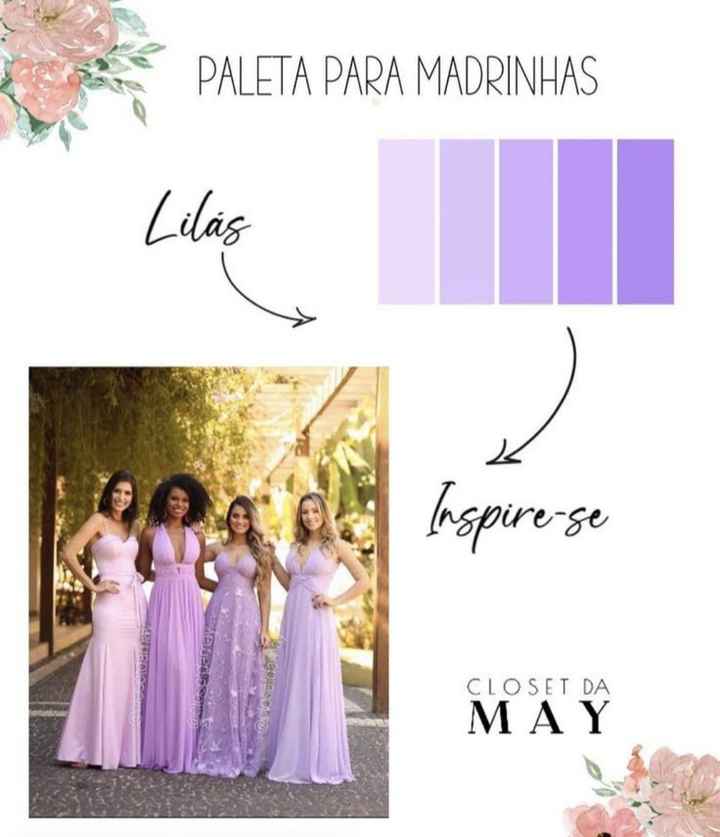 Qual a melhor cor para vestidos das madrinhas? # tosurtandojá - 1