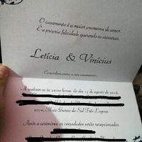 Meu convite de casamento #vemver - 2