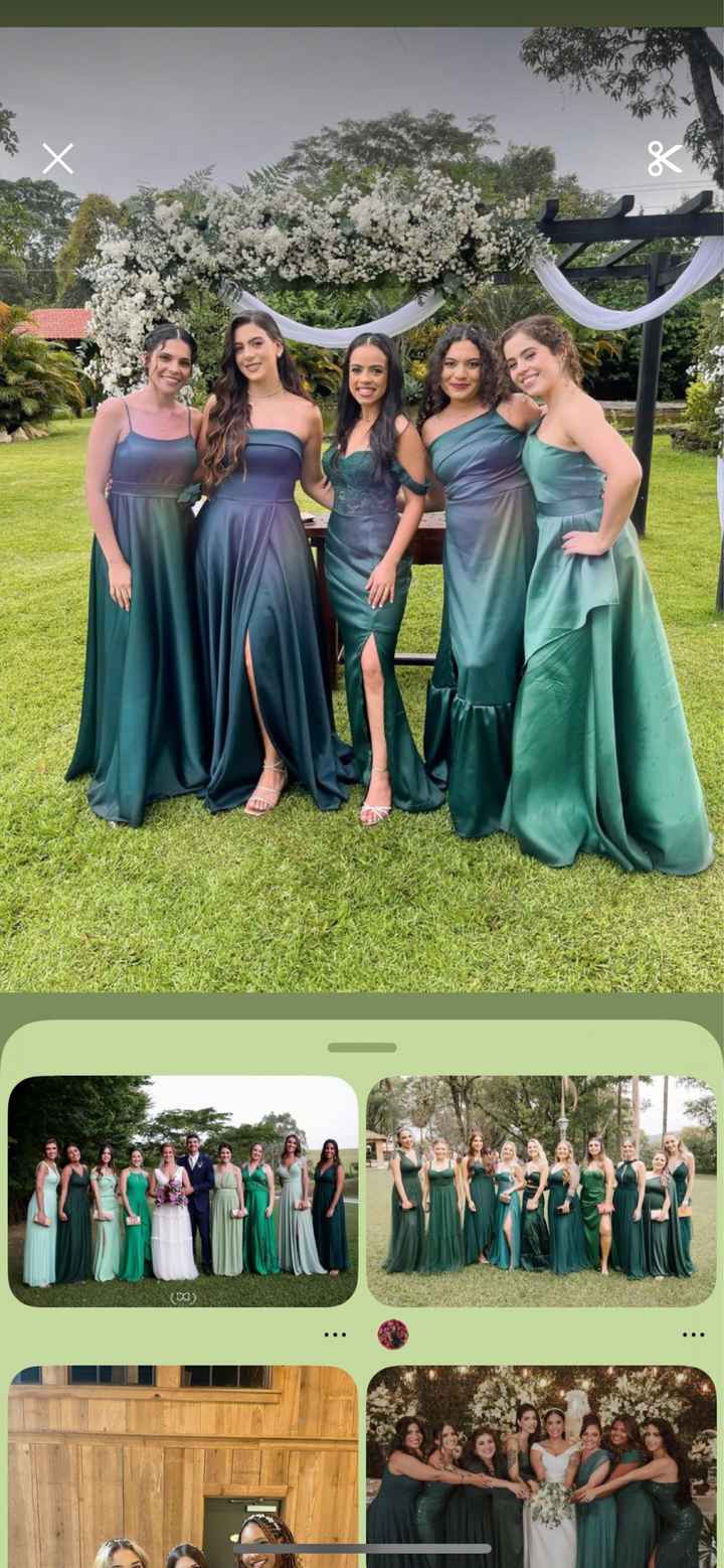 a cor verde fica bonita para as madrinhas em 2026? - 2