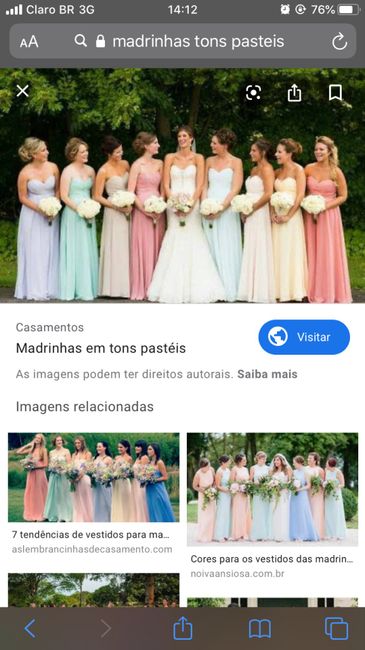 Duvida cor para casamento de manhã/tarde 5