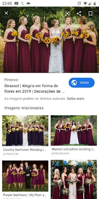 Cores do casamento (inspiração girassol) 1