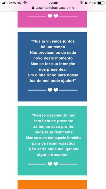 Como pedir presente em forma de dinheiro 2
