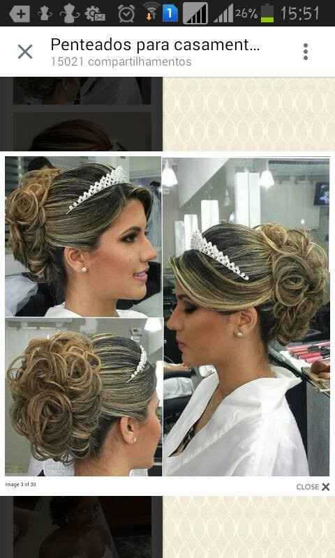 penteado de cabelo