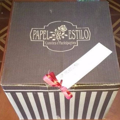 Recebi minha caixa de Convites!!! uhhuuu